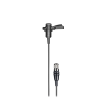 CARDIOID CONDENSER LAPEL MIC, WITH WINDSCREEN & CLOTHING CLIP/ 4PIN CH CONNECTOR FOR AT BODYPACKS